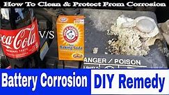 How To Clean Battery Corrosion With Baking Soda