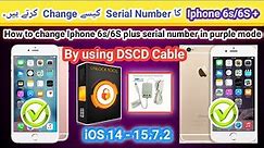 How to change iphone 6s/6SP serial number in purple mode wit unlock tool iOS 15.7.2 | 2023