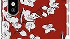 Casely iPhone X/XS Case | Red Cherry Blossom Floral Case