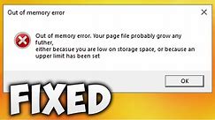 How To Fix Call of Duty Modern Warfare Warzone Page File Error - Out of memory Error