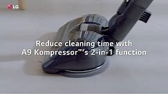LG A9 Kompressor™ Handstick Vacuum - Power Drive Mop
