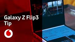 Samsung Galaxy Z Flip3 | Tip | Flex Mode | Vodafone UK