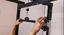 Lat Pulldown Attachments for Cable Machine, 29/ 39/ 48 Inch Wide Grip Lat Pull down Bar with Non-slip Handle, Lat Bar for Home Gym Tricep Bar Training