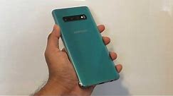 Samsung Galaxy S10 Prism Green Unboxing