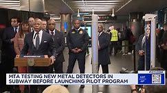 NYC unveils gun-detecting full body scanners at subway stations