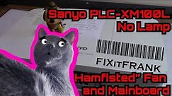 Sanyo PLC-XM100L LCD Video Projector Repair | No Lamp Light | "Broken"
