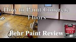 How to Paint Concrete Basement Floor