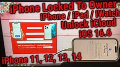 iPhone Locked to Owner Unlock iCloud iPhone 11 12 13 14