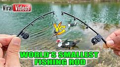 World's Smallest Fishing Rod (MUST WATCH!) The BEST Micro Fishing Ever!
