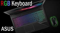 How to Setup Keyboard RGB Lighting Effect on ASUS Gaming Laptops
