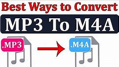 MP3 To M4A Converter Free || How to Convert Mp3 To M4A File Format in Hindi By Mukesh Burdak