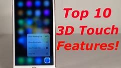 Top 10 3D Touch Features for iPhone 6s