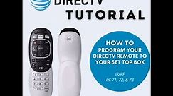 How to program your DIRECTV Remote to your Set Top Box