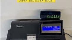 Signing in Clerks (Open Register Mode) | SAM4s ER-900 Series Cash Registers