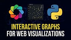 Interactive Web Visualizations with Bokeh in Python