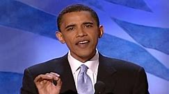 2004: Barack Obama delivers keynote speech at the DNC