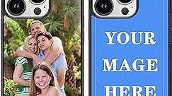 Personalized Photo Customized Gift Custom Phone Case for iPhone 15 14 13 Pro Max Mini 12 Se 11 Xs 8 7 Plus 6S 5S All Models Optional Black/White