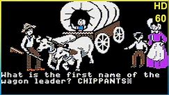 The Oregon Trail. (Apple II). Complete Playthrough. CO-OP Commentary. Lets Play.