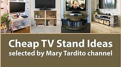 Cheap TV Stand Ideas - Apartment Decorating on a Budget
