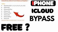 UnlockTool iPhone Lattest Update | Icloud Remove Free - Iphone 6s , 7 , 8 , X all Model Unlock