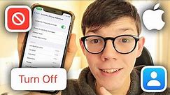 How To Turn Off Restricted Mode On iPhone - Full Guide