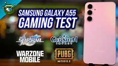 Samsung Galaxy A55 Gaming Test | Genshin Impact, Honkai: Star Rail, PUBG & COD: Warzone