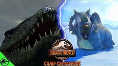 New Hybrid Dinosaur And Mosasaurus Attack In Camp Cretaceous Season 4! | Jurassic World Netflix News