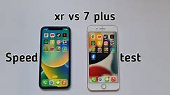 iPhone xr vs iphone 7 plus speed test! in 2024 iphone 7 plus vs iphone xr ‎@TechWisely 
