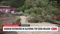 Flood damage estimates in Slovenia top $550 million