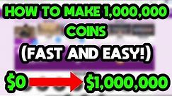 HOW TO GET 1 MILLION COINS IN TTROCKSTARS *FAST!*