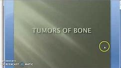 Pathology 827 a Tumors Of Bone Classification Osteosarcoma Chondrosarcoma Osteoma Chondroma Ewing
