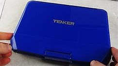 Beautiful Blue Tenker Portable DVD Player