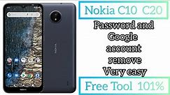 nokia c10 c20 password lock and google account remove