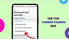 How to find out my Facebook password