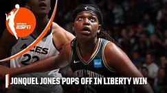 Jonquel Jones DOMINATES in Liberty’s Game 4 win 😤 | WNBA on ESPN