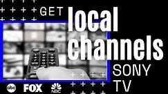Free Local Channels on SONY Smart TV
