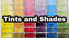 Painting Tints and Shades (and some paint etiquette) - theartproject - chadtheartist chad brown