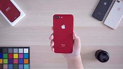 Unboxing the Product (RED) iPhone 8 Plus