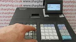 How To Program A PLU Product On The Sharp XE-A207 / XE-A207B / XE-A207W Cash Register