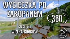 Wielka Krokiew SKOCZNIA - wjazd na skocznie i zejście. - Zakopane - Film 360° - cz. 4/4