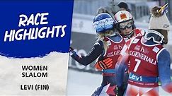 Highlights Women Slalom (2) Levi 2023 | Audi FIS Alpine World Cup 23-24