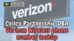Cellco partnership DBA Verizon Wireless phone number lookup - Complete guide