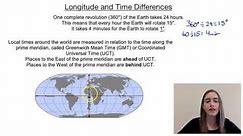 Longitude and Time Differences
