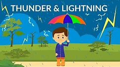 What causes thunder and lightning? | Thunderstorm | Video for Kids