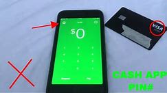 ✅ Cash App PIN - Where Is It? 🔴