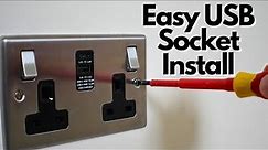 How to Install a USB Plug Socket in Under 10 Minutes | *No Electrician Needed*