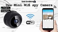 How to setup A9 mini Spy IP Camera Wireless WiFi on your phone mobile