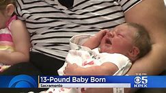 13-pound baby