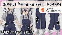 【 simple body anglex x&y rig ! 】live2d step-by-step guide