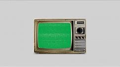 Old Retro TV Green Screen | 4K | Vintage | Global Kreators